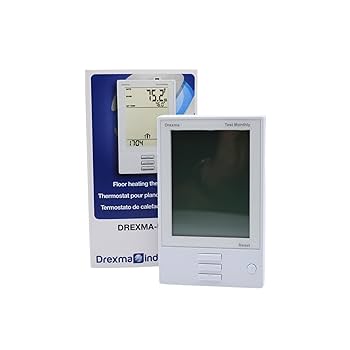 Drexma UDG-4999 Programmable Floor Thermostat with Class A