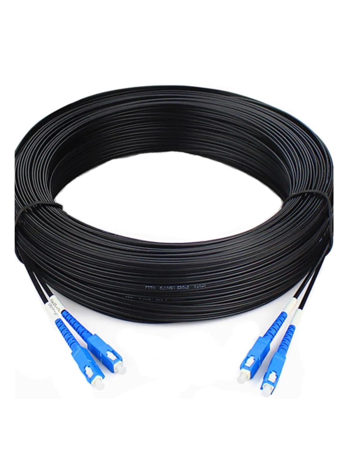 Cavalier à fibre optique d'intérieur à 2 cœurs, monomode SC UPC, longueur 250 m/300 m, longueur d'onde 1310 nm-1550 nm, 1 pièce
