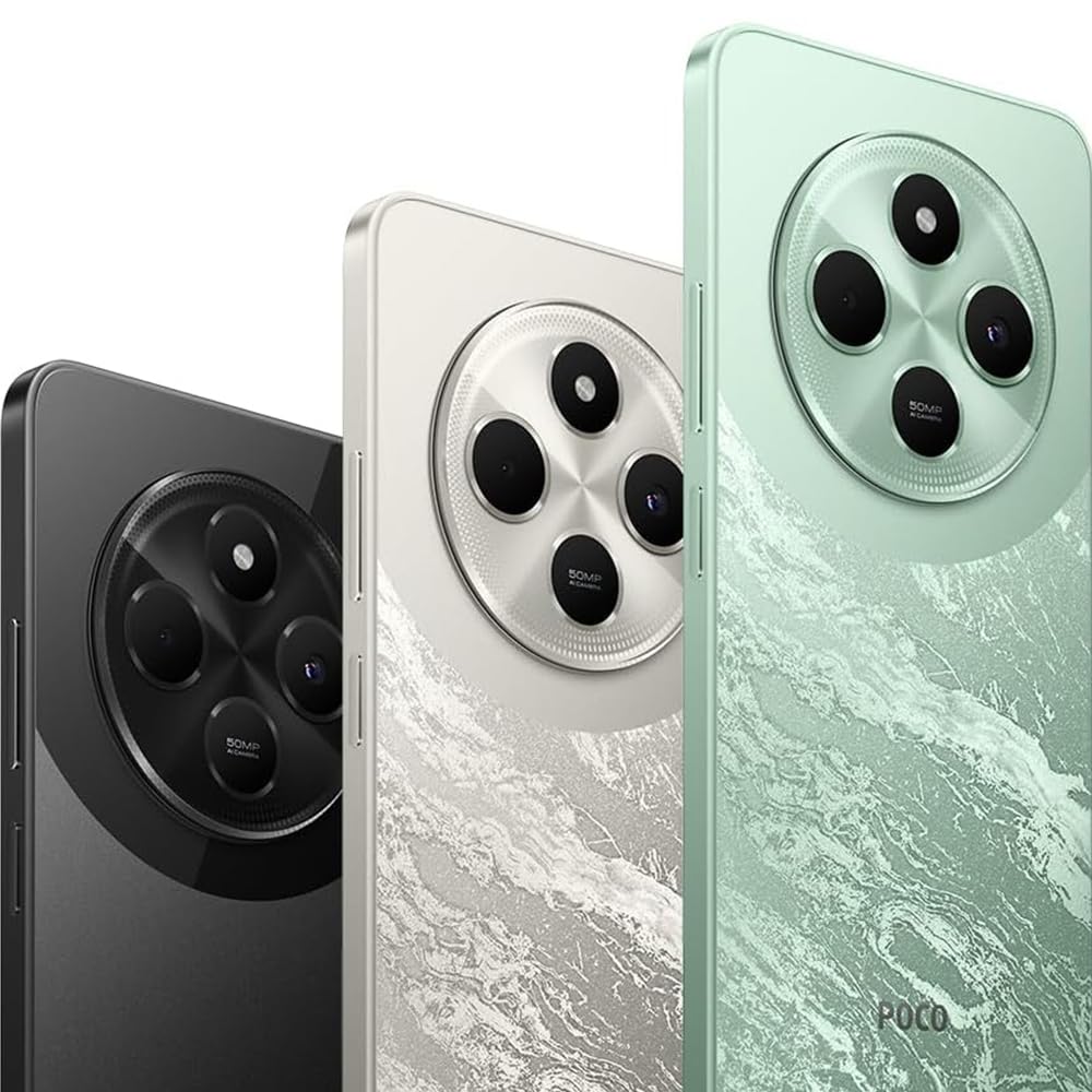 XIAOMI Poco C75 Smartphone, écran de 6,88" 120 Hz HD+, Medialek Helio G81, Triple caméra 50 Mpx + 2 Mpx, 5000 mAh (Green, 8+256G)
