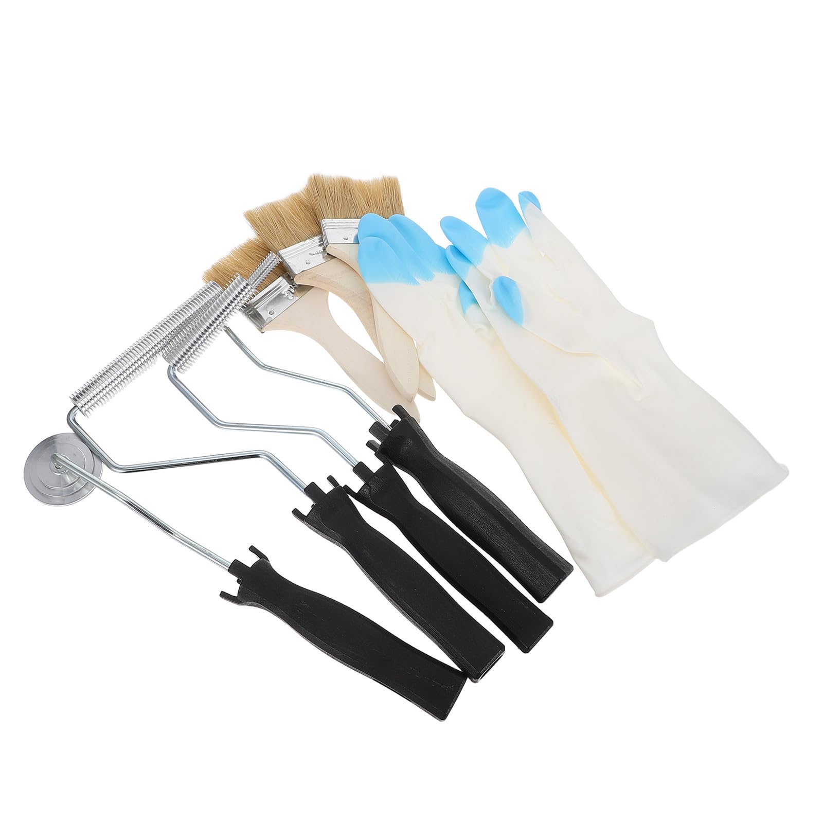 Rodillo de fibra de vidrio kit de herramientas con guante para moldes