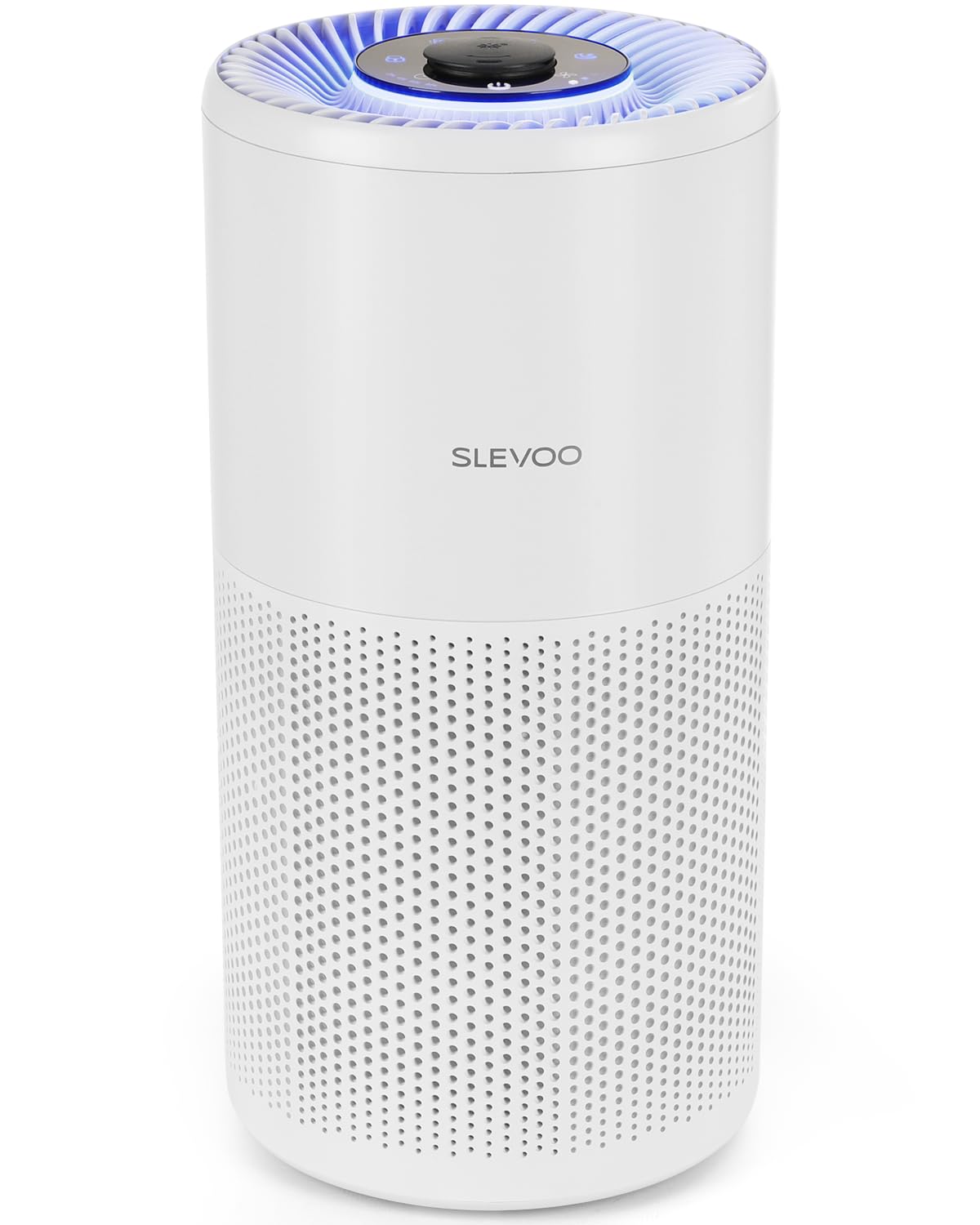 Purificador de aire para dormitorio del hogar de hasta 1015 pies cuadrados, pelo de mascotas alérgicas, filtro 3 en 1 con purificador de aire hepa, modo de sueño ultra silencioso de 24 DB