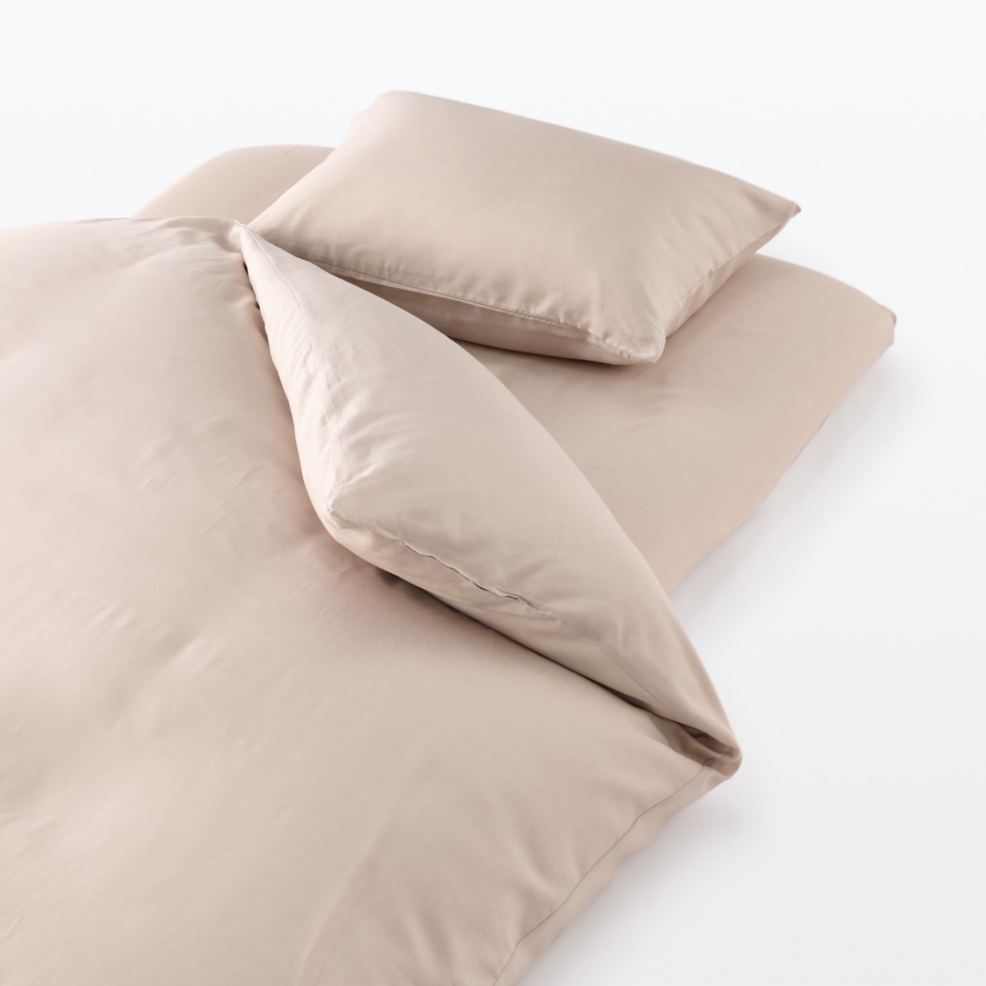 Amazon｜MUJI 無印良品 天然由来の繊維リヨセル敷ふとんシーツ兼浅型