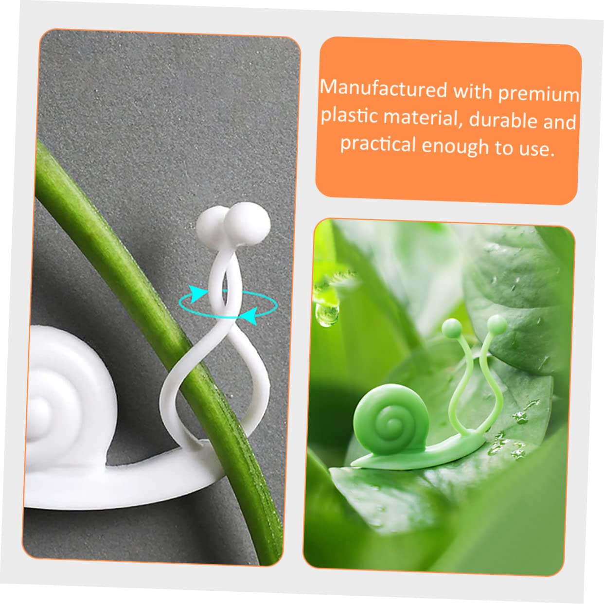 Abaodam 5 Sätze Pflanzenhalter Pflanzenclips Für Kletterpflanzen Vermehrung Zimmerpflanzen Gitterklammern Für Gartenpfähle Pflanzenbefestigungsclip Plastik 30 Stück * 5