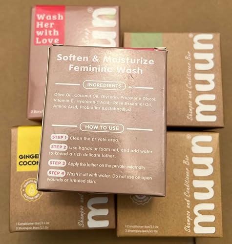 Miniatura 6 de Barra de jabón Strawberry Yoni - Paquete de 3 limpiadores equilibrantes de pH - Probióticos e ingredientes naturales - Fórmula de limpieza suave