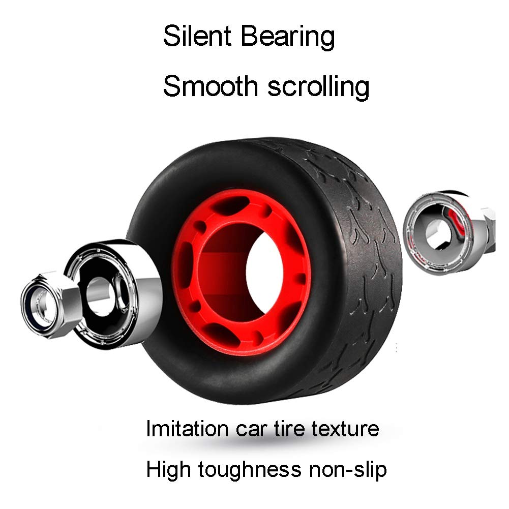 Ruota Addominali AGYH Ruota Addominale Fitness con Corda per Saltare Dimagrante, Design Silenzioso della Ruota A Quattro Ruote Motrici, Portata 140 kg