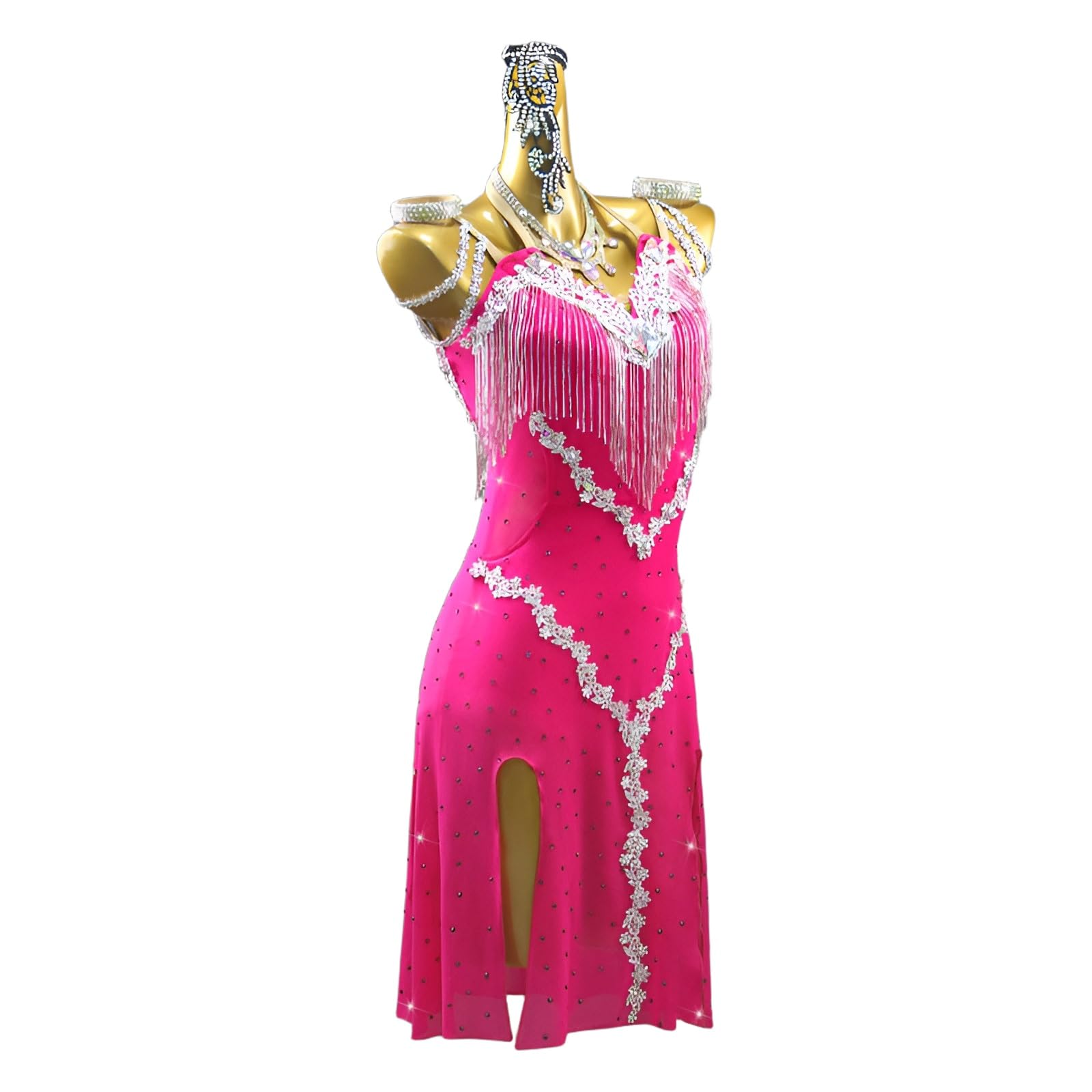 Abiti Da Ballo Latino For Spettacoli, Personalizzazione, Maglia, Squadra Di Ballo Da Sala Professionale, Costumi Da Competizione, Strass