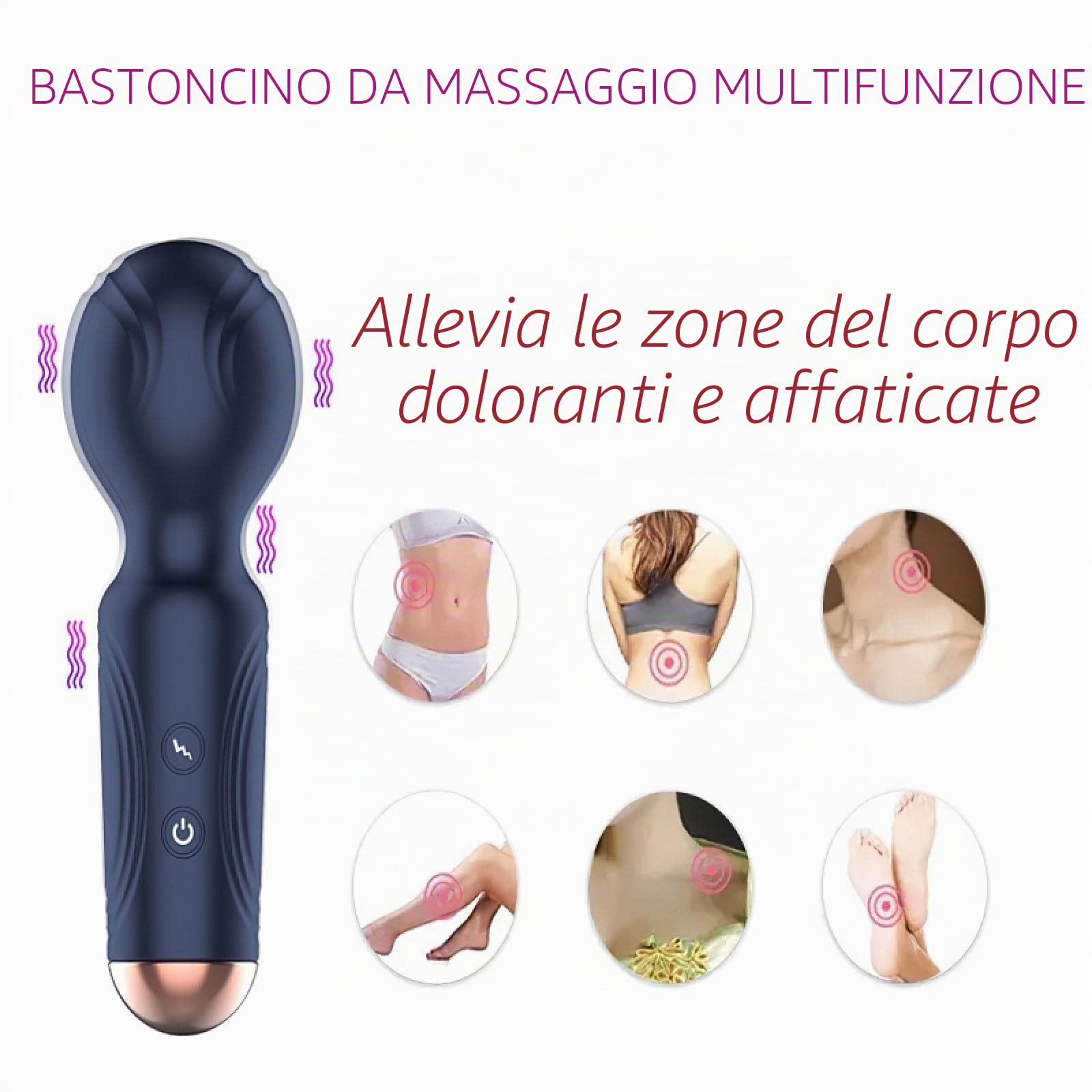 Dona Vibratori Per le donne Microfono Dildo Femmina Punto G Giocattoli sessuali Potente ricarica Massaggiatore Stimolatore clitorideo 18 Adulti 20 modalità Mini vibratore