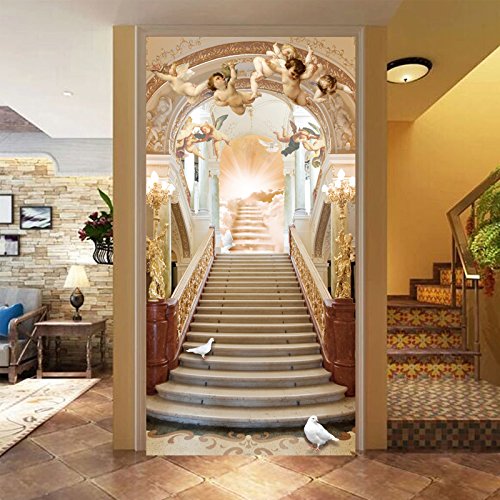 Gosunfly Retratos Simples, Pinturas Decorativas, Pasillos, Pasillos, Palacios, Impermeabilización, Pintura, Sala De Estar De Estilo Europeo Simple, Frescos De Pared Simple, T, Small