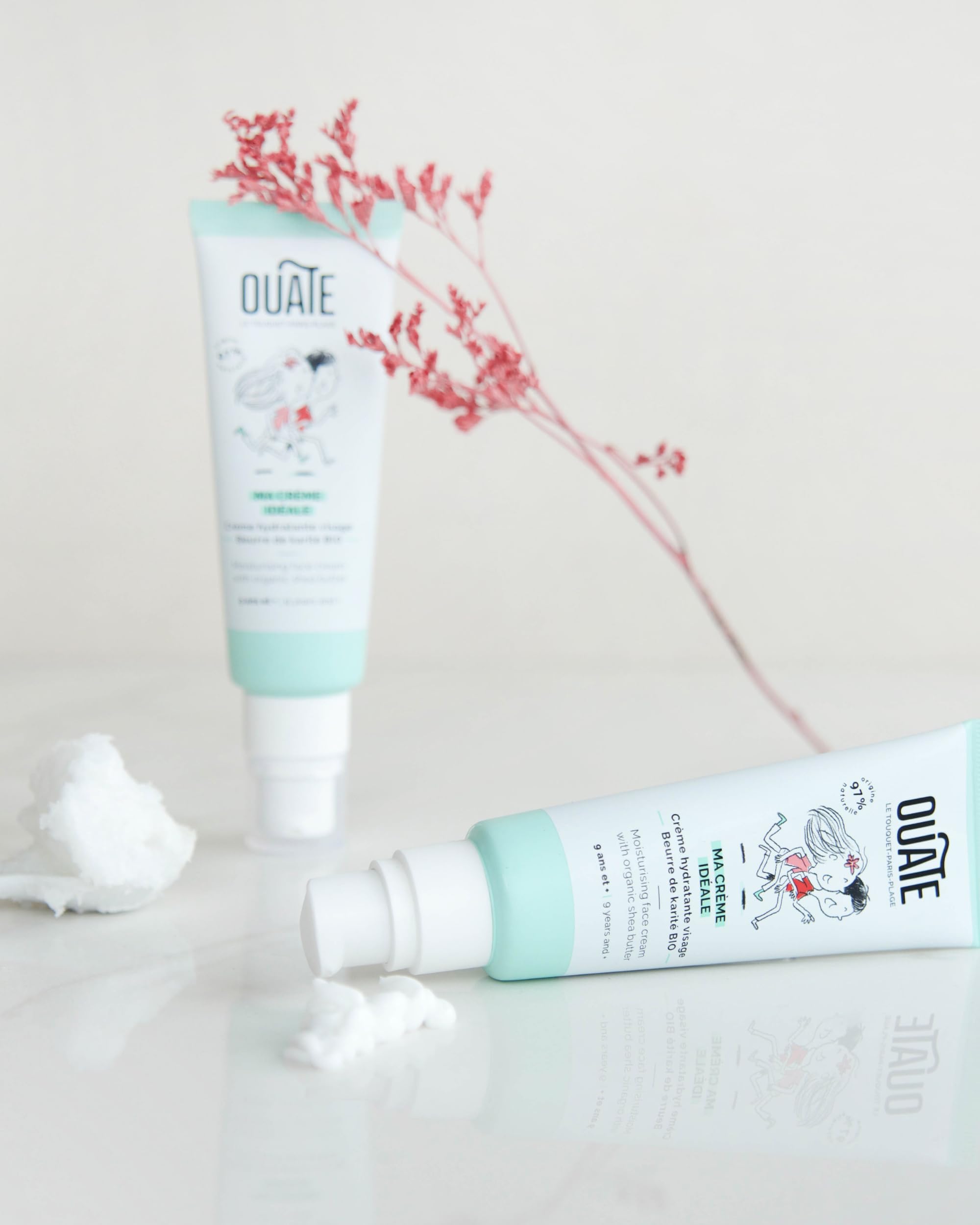 OUATE, Ma Idéal Crème, Moisturising and Soothing Face Cream, 9, 11 Years, Organic Shea Butter - Image 3