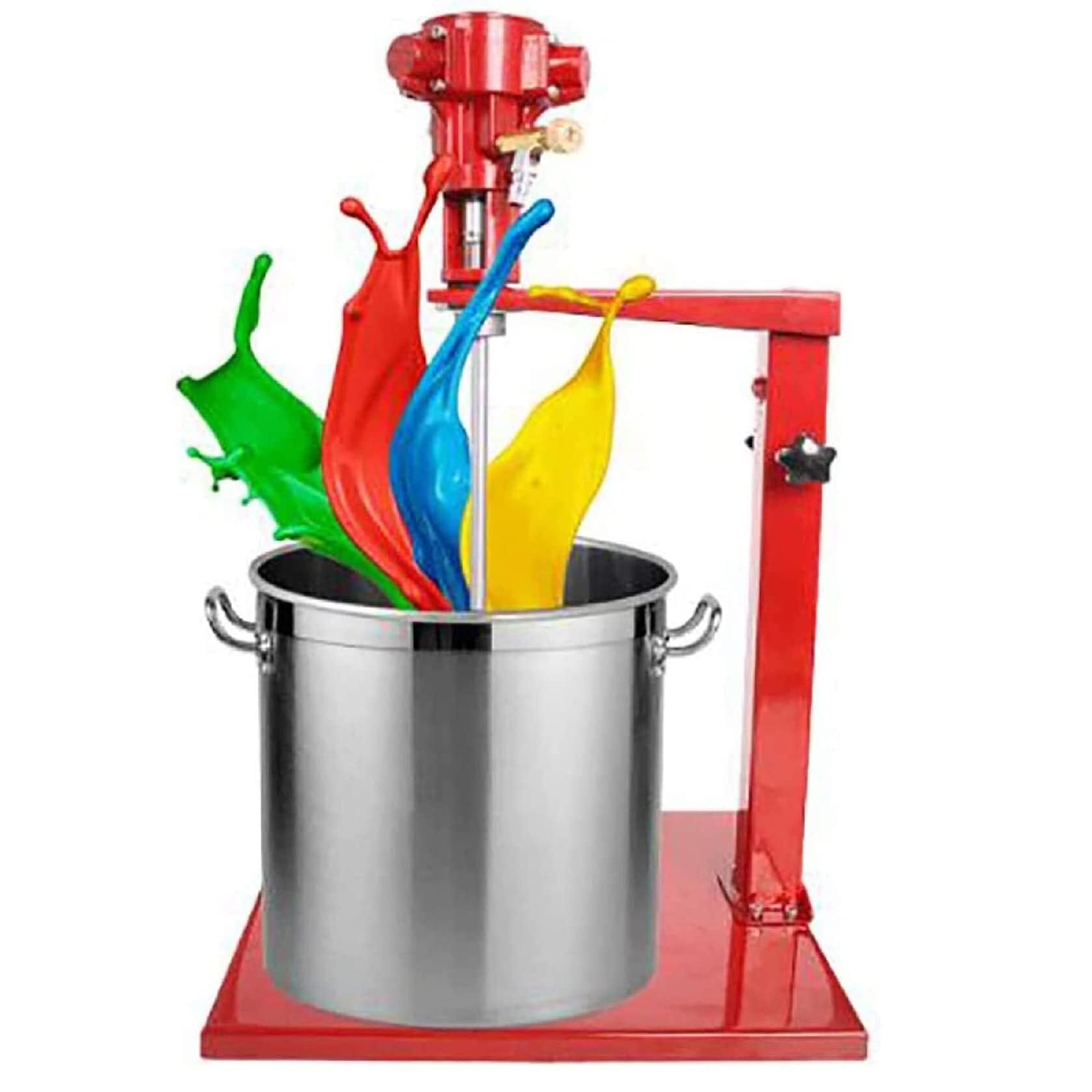 Miscelatore di sollevamento automatico for vernice, miscelatore di sollevamento automatico da 5 Gal/20 L, altezza regolabile, miscelatore d'aria verticale da tavolo, macchina for miscelare inchiostro