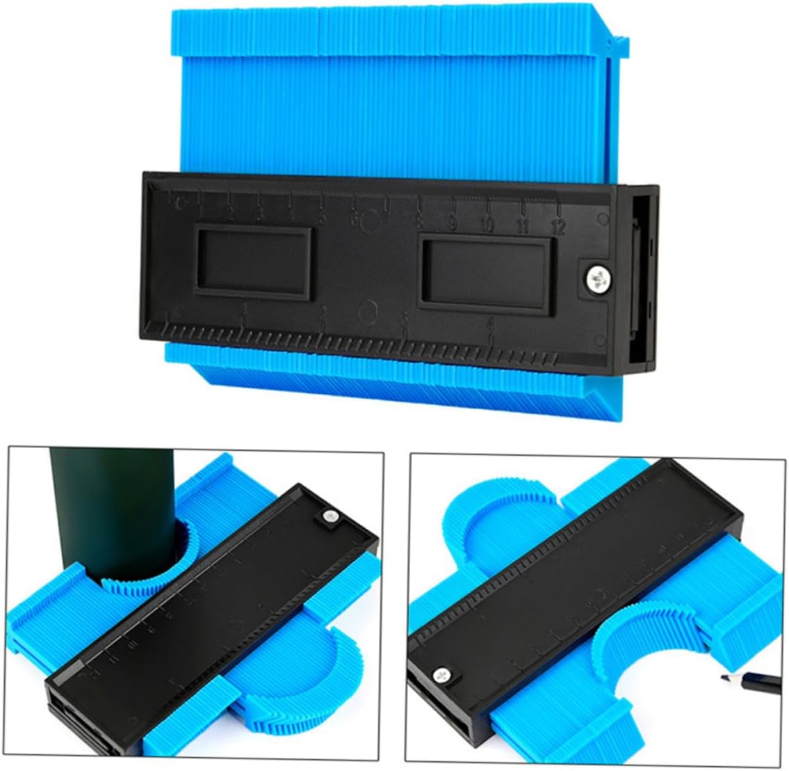 Gadpiparty 1pc 5 Duplicator Profile Gauge Copy Duplicator 6 Inches Copy Duplicator Gauge Duplicator Tool Circular Frame Profile Gauge Tool Measuring Instrument Round, Blue, IS9YY388YAOLLSX1352MM02YF