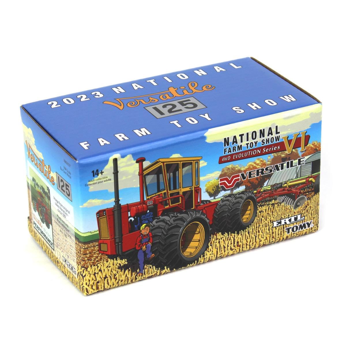Amazon.com: ERTL 1/64 Versatile 125 4WD, 2023 National Farm Toy