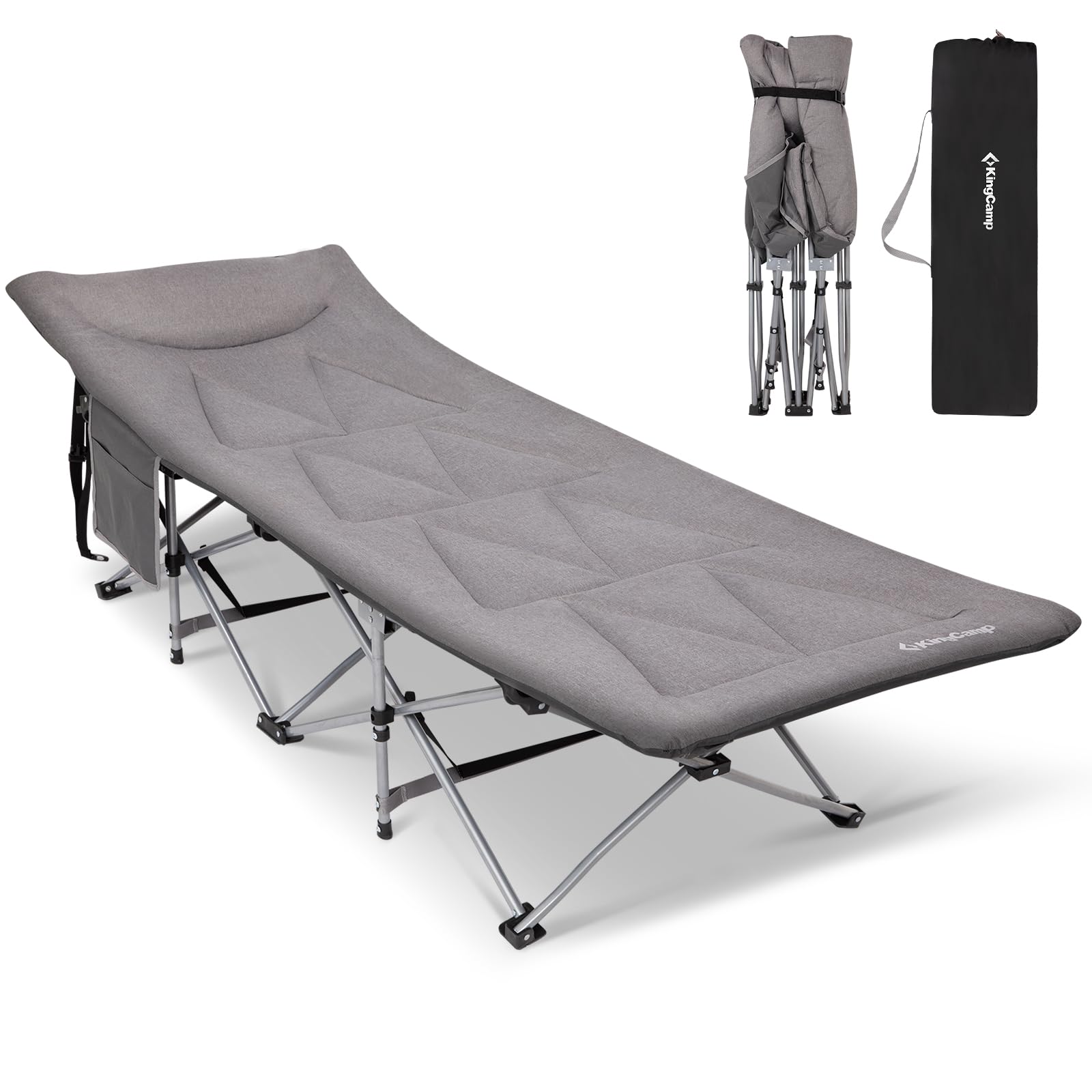KingCamp 折りたたみコット 200cm rest_b09v5327gp