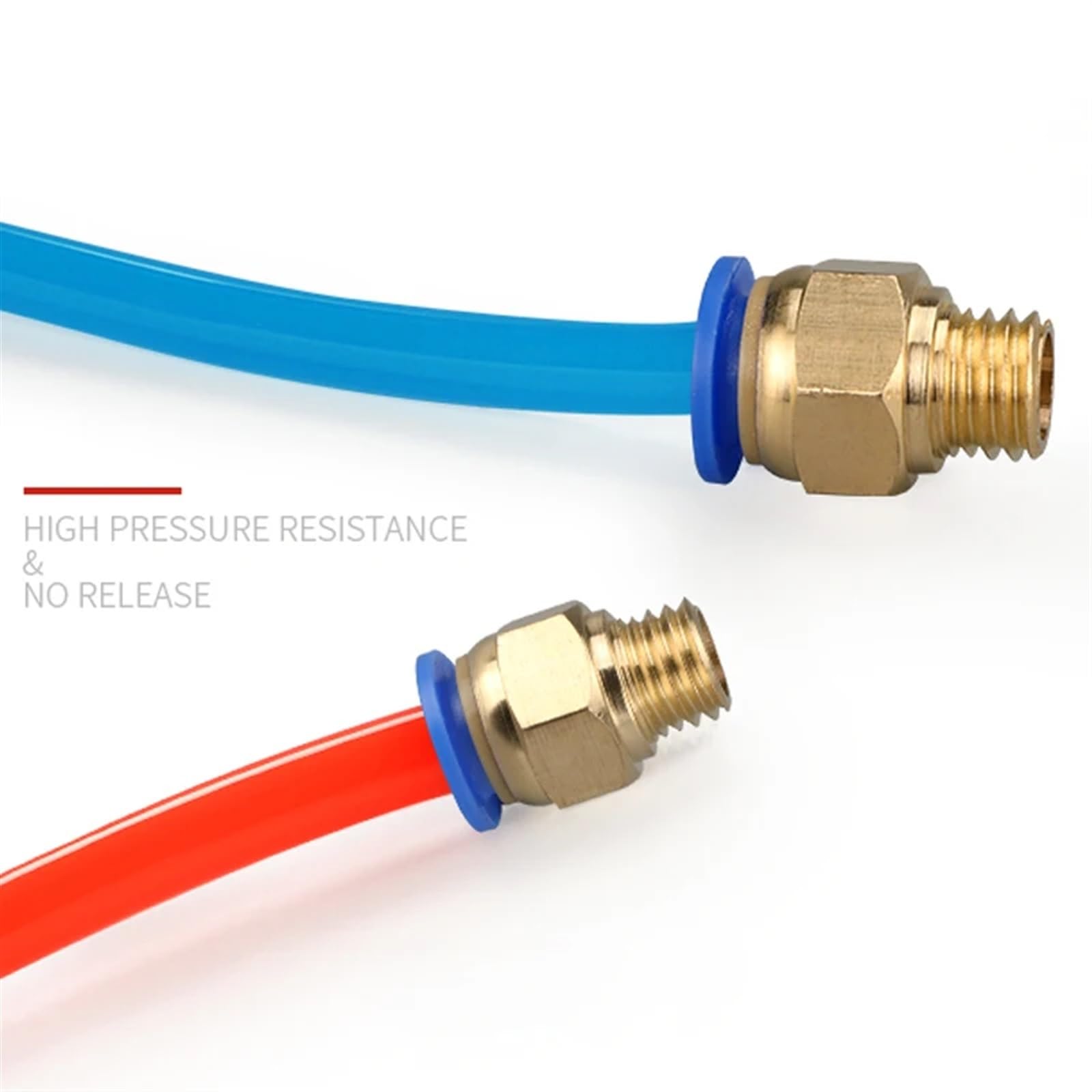 10/50 Stück PC pneumatische Armaturen Schnellluftverbinder M5 M6 M8 M10 M12 M14 M16 M20 metrisches Außengewinde Luftrohr zum Eindrücken (PC4-M6 x 1,50 Stück)