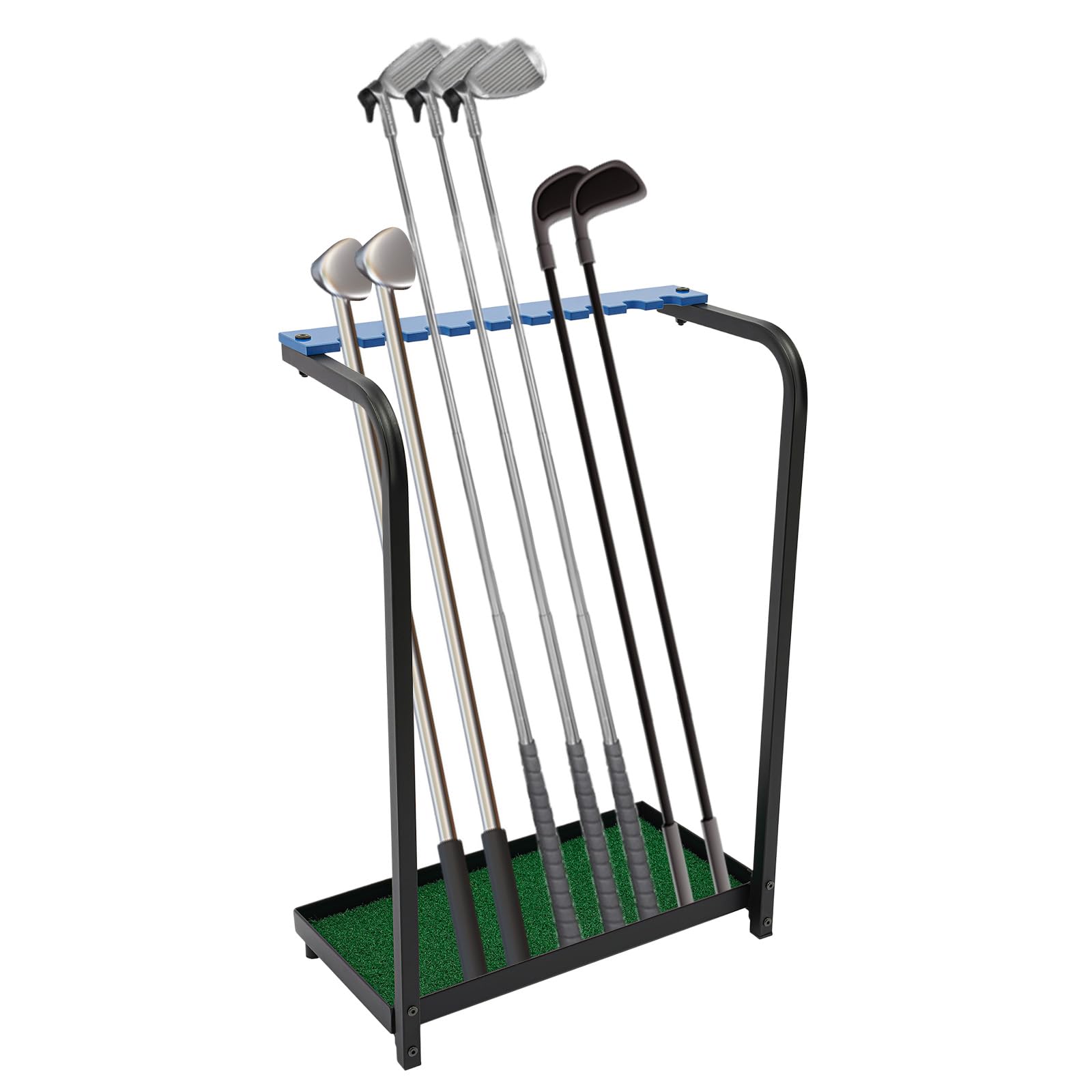 Supporto per mazza da golf, organizer per mazza da golf, per 8 colpi, robusto supporto da golf, per mazza da golf, scaffale espositivo, scaffale da golf, 50 x 27,5 x 72 cm