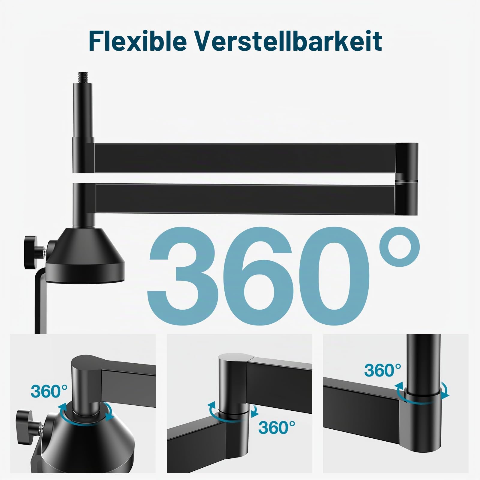 InnoGear Niedrigprofil-Mikrofonarm