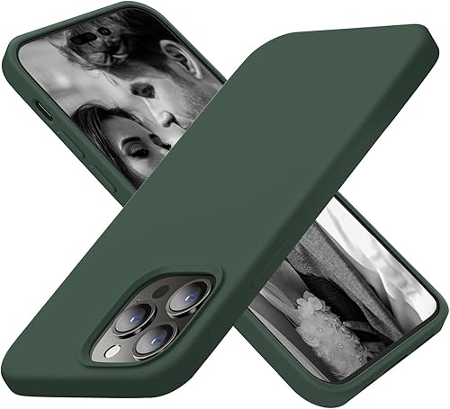 Cordking Funda para iPhone 14 Pro Max, silicona líquida de alta calidad a prueba de golpes para iPhone 14 ProMax con forro de microfibra suave