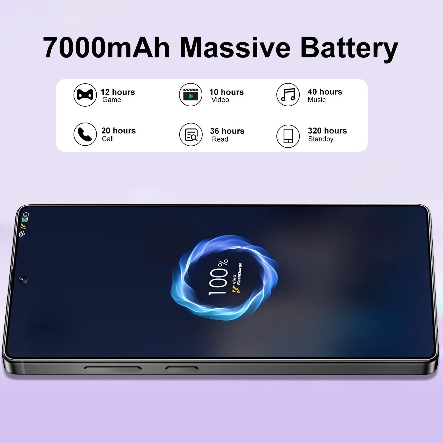 I25 Ultra 5G Unlocked Phones, Built in Pen, 7000mAh Long Battery Life Smartphone, 6.99" HD Screen Unlocked Cell Phone, 16+512GB Phone Android14, Face ID/Fingerprint Lock/Dual SIM/GPS (Blue)