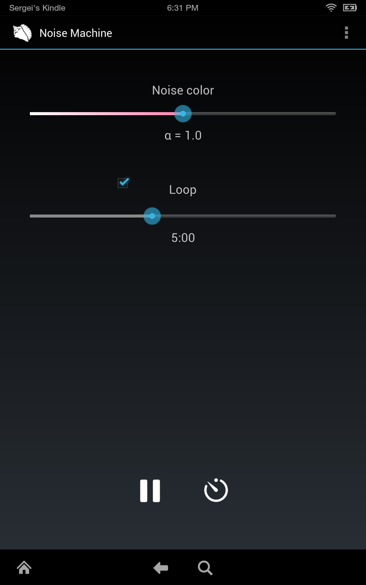 Noise Machine App on Amazon Appstore