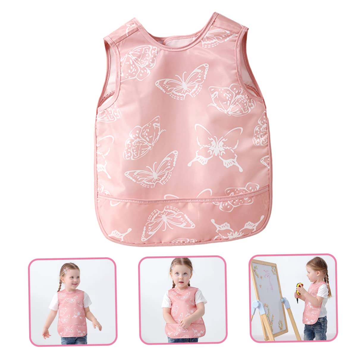 Abaodam 3st Isst Lätzchen Overalls Für Kleinkinder Overalls Für ädchen Kinderschürze ädchen- ädchenschürze Babyschürze Malkittel Für Kleinkinder Kittel Für Kinder Polyester