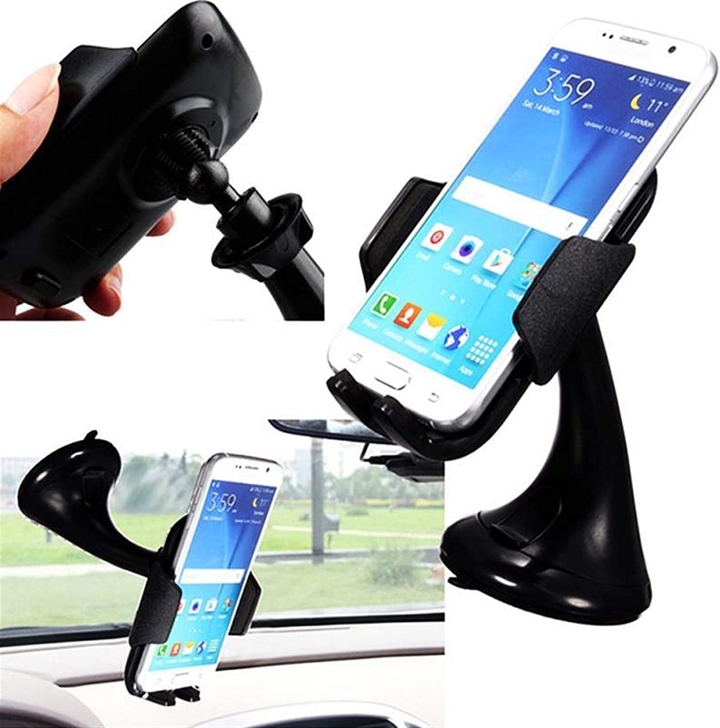 Samochodowy Uchwyt na Telefon Uniwersalna samochodowa adsorpcja przedniej szyby Telefon komórkowy GPS Samochodowy uchwyt na przyssawkę Przenośna nawigacja samochodowa Uchwyt na Telefon do Samochodu