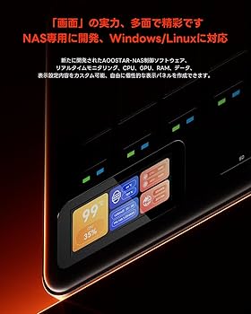 Amazon.co.jp: AOOSTAR WTR MAX NAS キット 11ベイ ミニpc Ryzen7 Pro