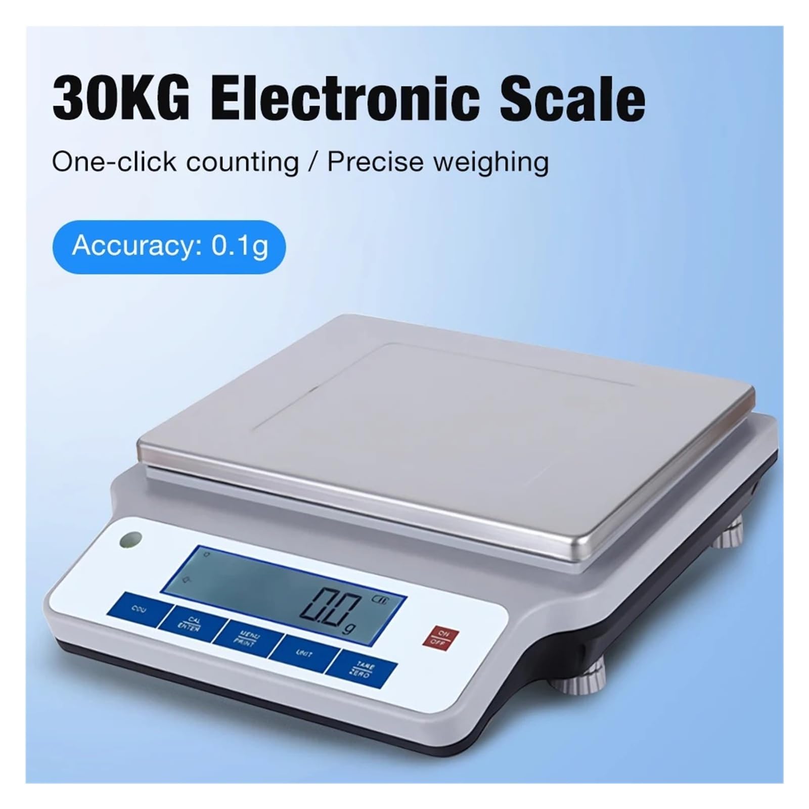 30kg 0,1g Waga elektroniczna Precyzja Liczenie jednym kliknięciem Ważenie Kuchnia/Biżuteria/Waga naukowa Wielofunkcyjne zastosowanie