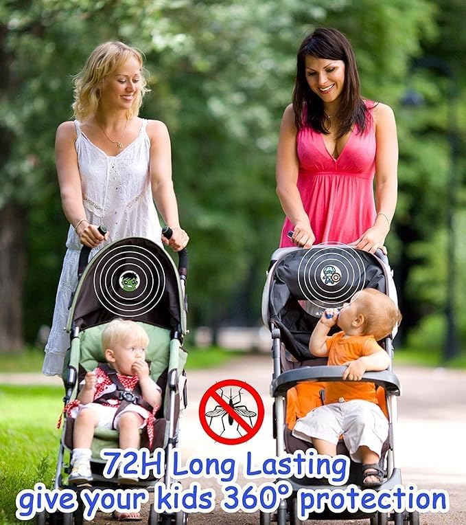 Image of M.F.H Mosquito Repellent Patches Natural 72 Hours Protection for Kids & Adult (36PCS) (PACK OF 1) RANDOM DESIGNE