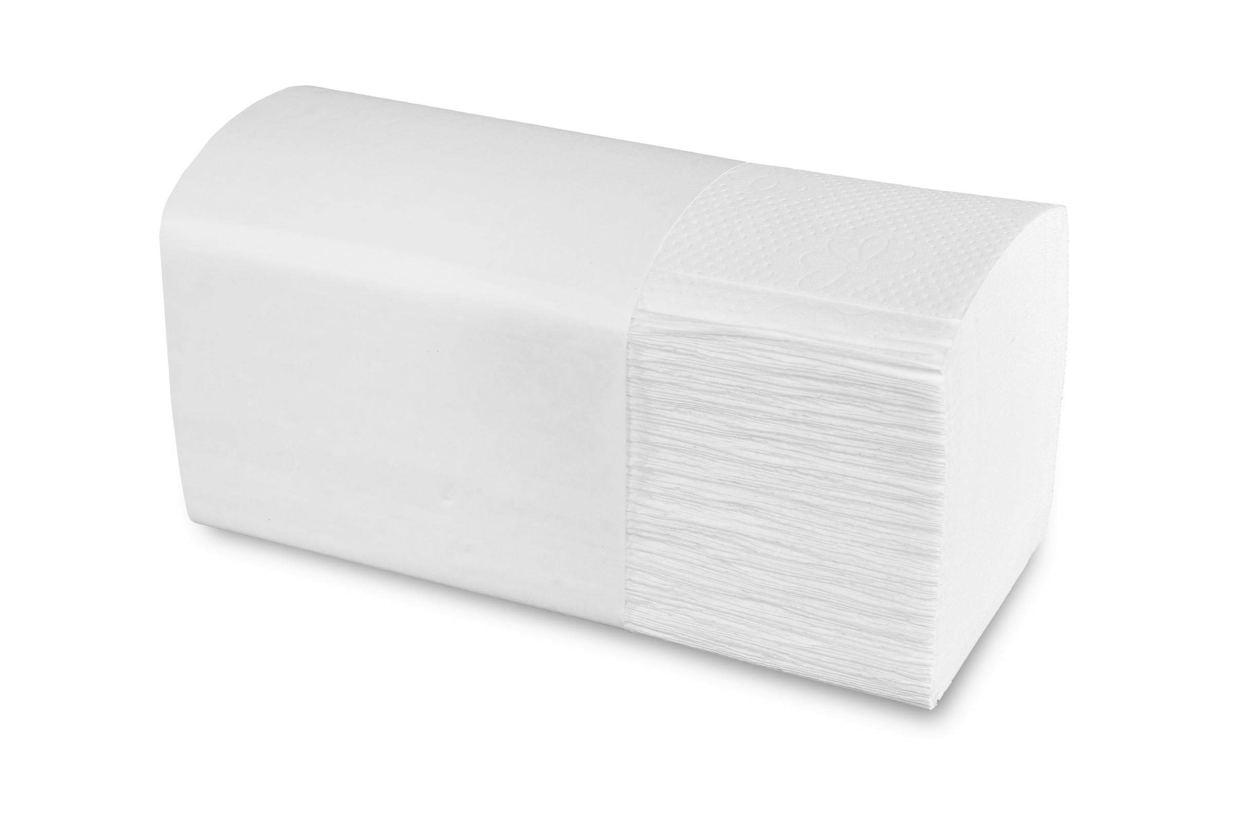 Hypafol Papierhandtücher für Spender | Zellstoff hochweiß, 2-lagig, 25 x 23 cm | 9.000 Blatt verpackt in 36 x 250 Blatt | praktischer V-Falz für Handtuchspender in Toiletten, Büros, Praxen und Studios