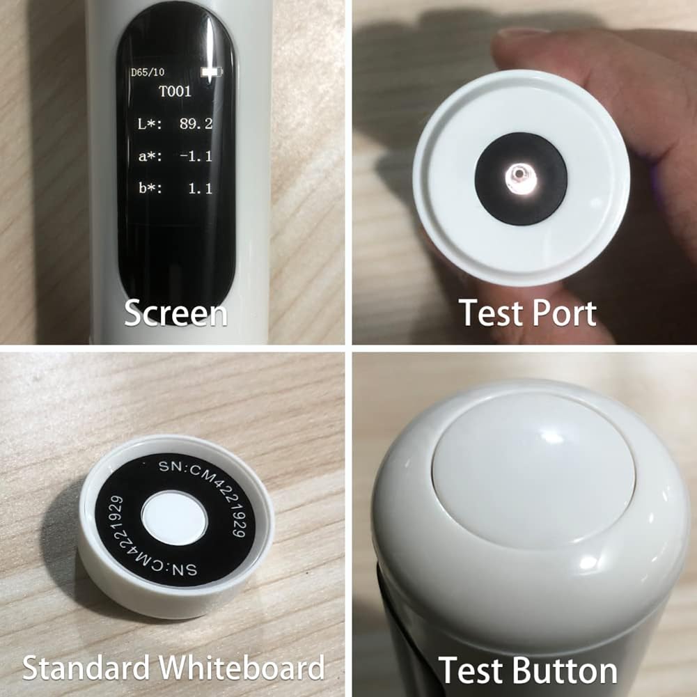 Mini-Farbmessgerät digitaler Farbanalysator Farbwerte messen vergleichen speichern
