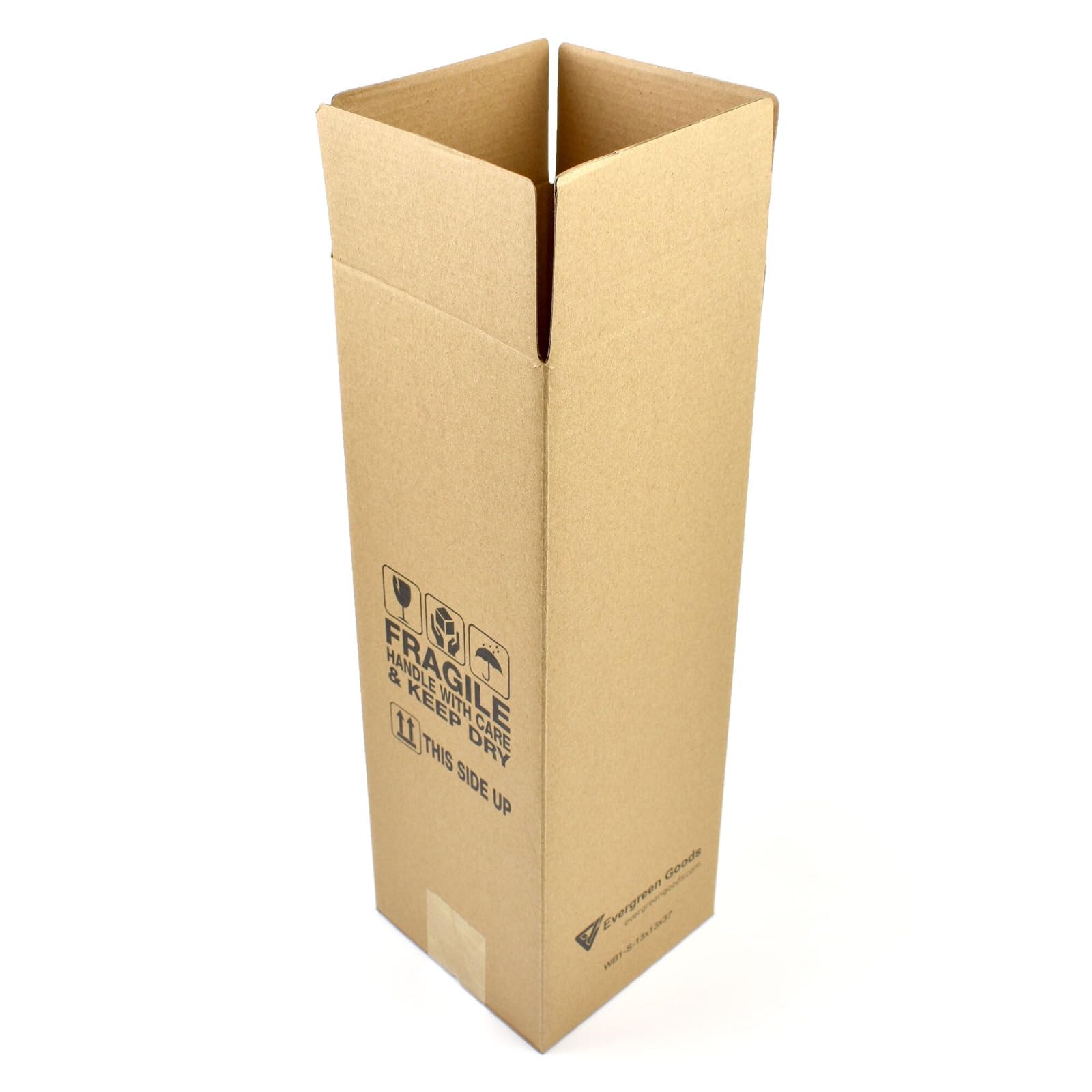 Evergreen Goods Pre-Inflated Wine & Beer Bottle Bags with Cardboard Box, Durable Packaging for 750ml Bottles - Image 4