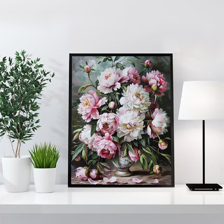 Diamant Painting 40x50 cm Fleurs Broderie 5D Point de Croix Set - 3