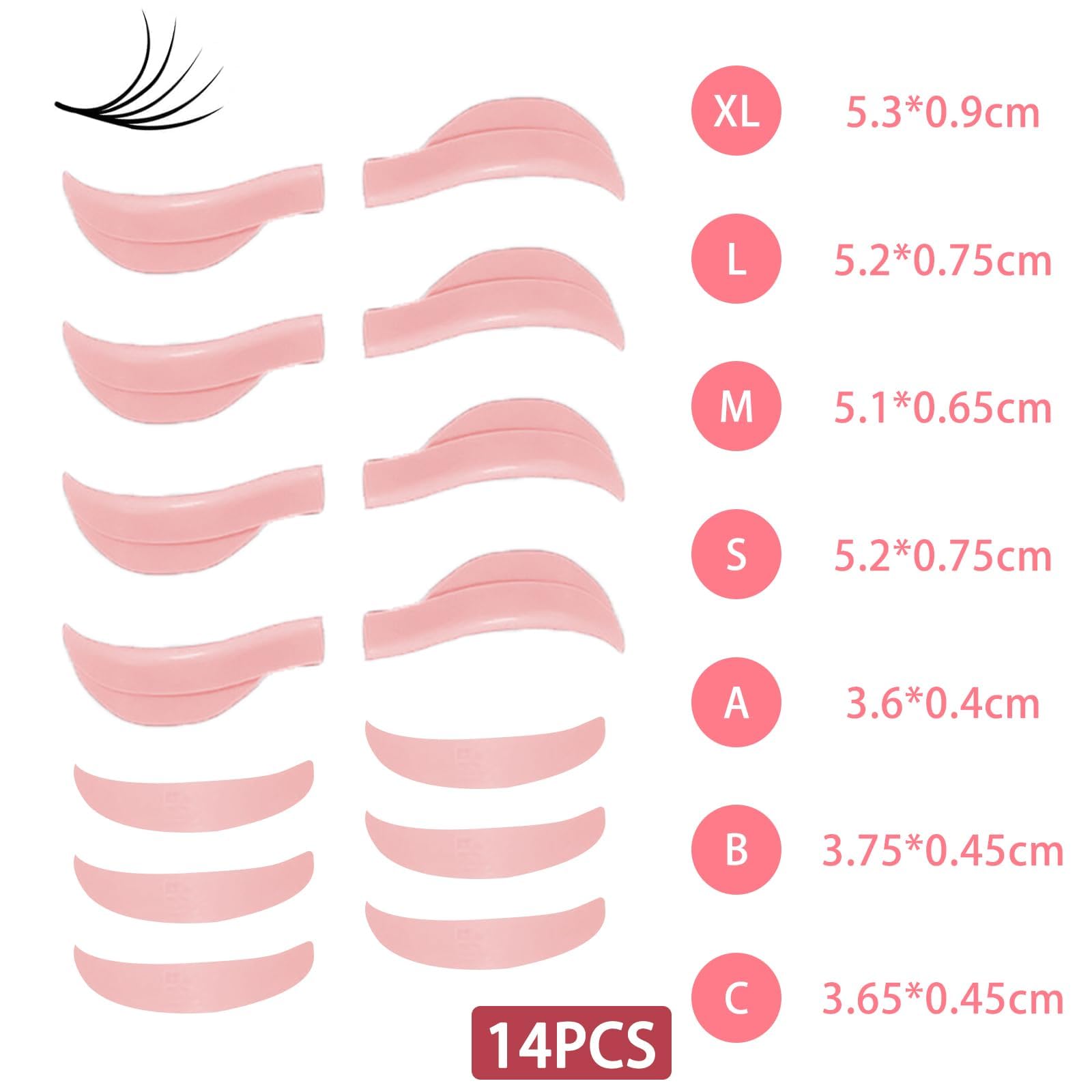 7 works Lash Lift Shields - Image 2