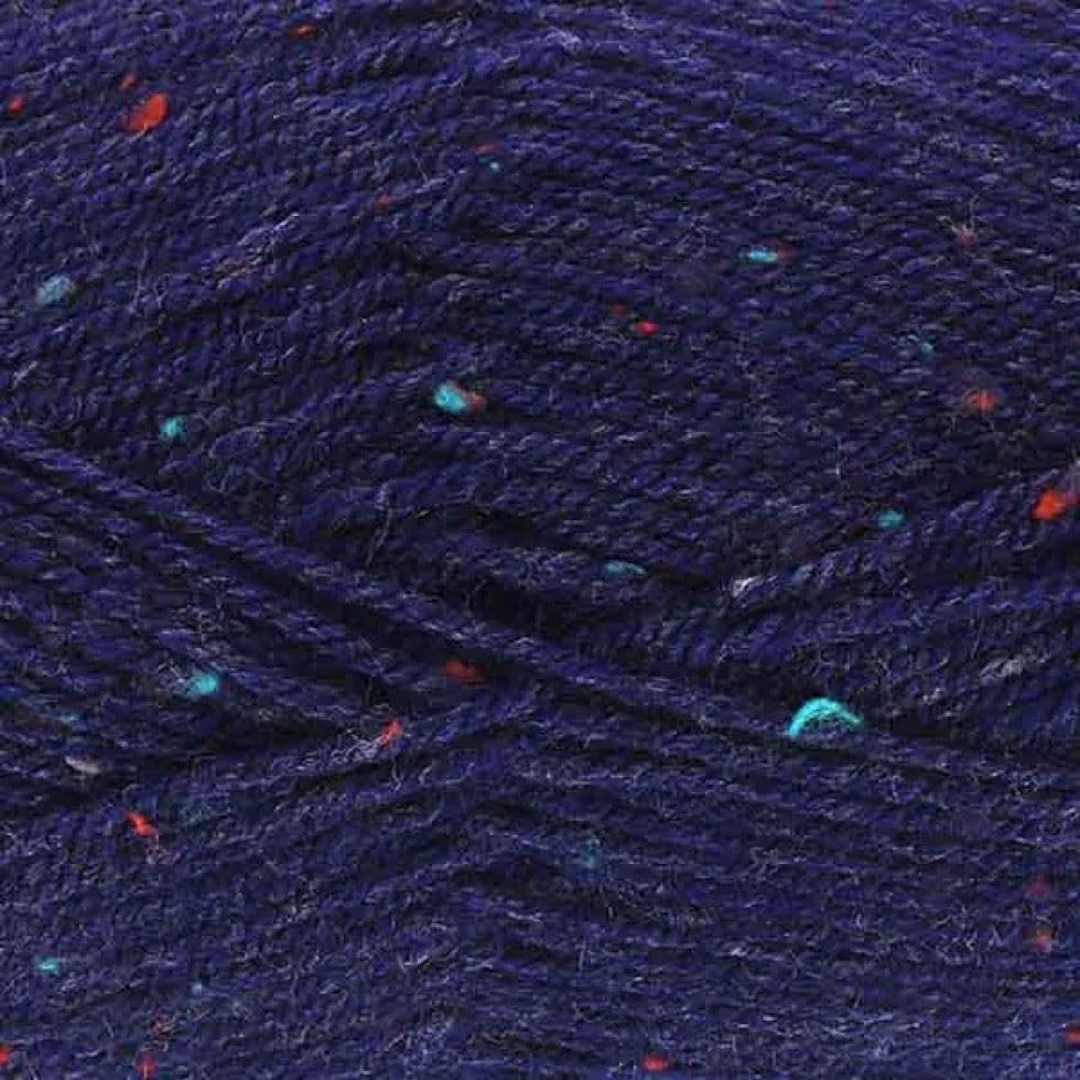 King Cole Big Value Tweed DK Yarn - 3656 Navy - Value Pack 12 x 100g Balls - 290 Metres per Ball — image 1