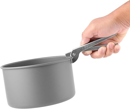 Miniatura 4 de Coghlan's Soporte para ollas de aluminio, duradero, ligero, resistente al calor para cocinar al aire libre, acampar y asar a la parrilla, agarre