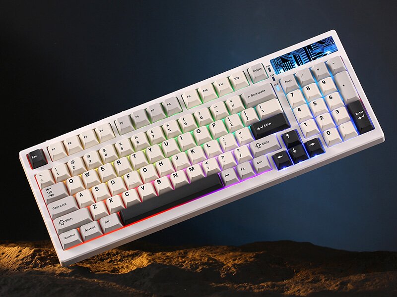 K☆ YUNZII YZ98 Gasket Mechanical Keyboard,99 Key Hot Swappable BT5.0