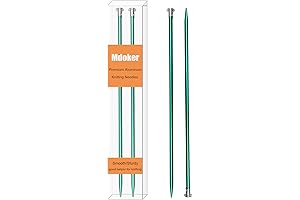 Mdoker Aluminum Knitting Needles Size 9