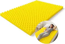 Colchão Anti Escaras Casca de Ovo Solteiro Espuma Resistente Conforto e Bem Estar 85x188