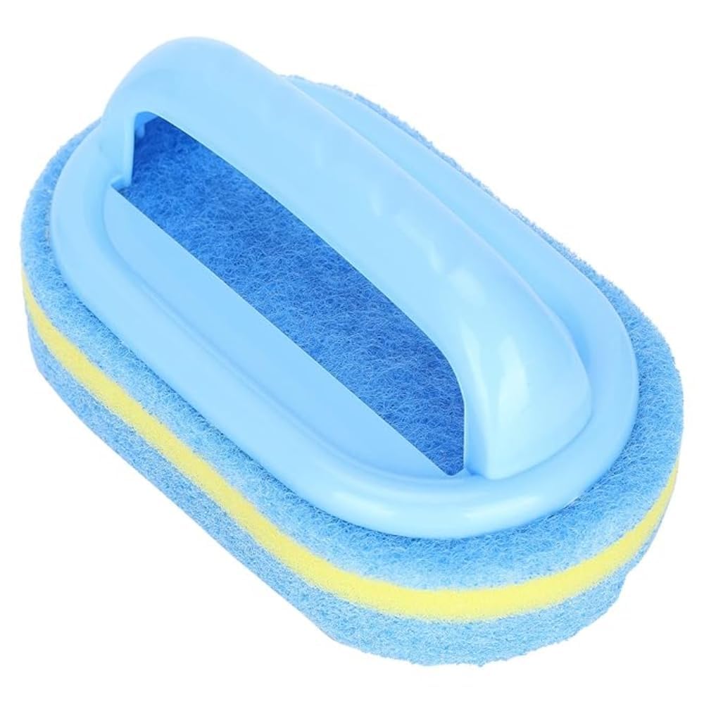Heavy-Duty Handheld Scrub Brush with Comfort Grip Handle – Multi-Purpose Power Scrubber for Kitchen, Bathroom, Tile, and Grout – Non-Slip Hand-Held Cleaning Sponge-image-9