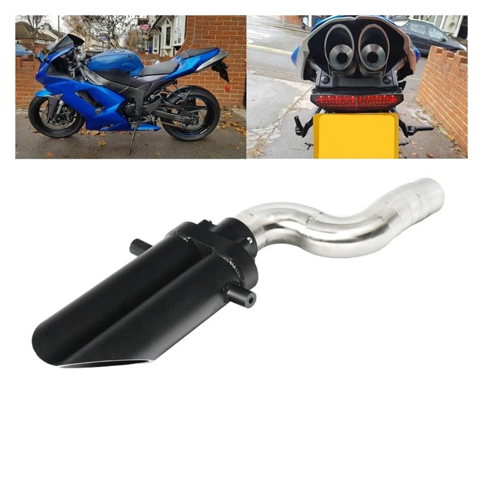 オートバイ排気管マフラー 用 カワサキ ZX6R ZX636 2009 2010 2011