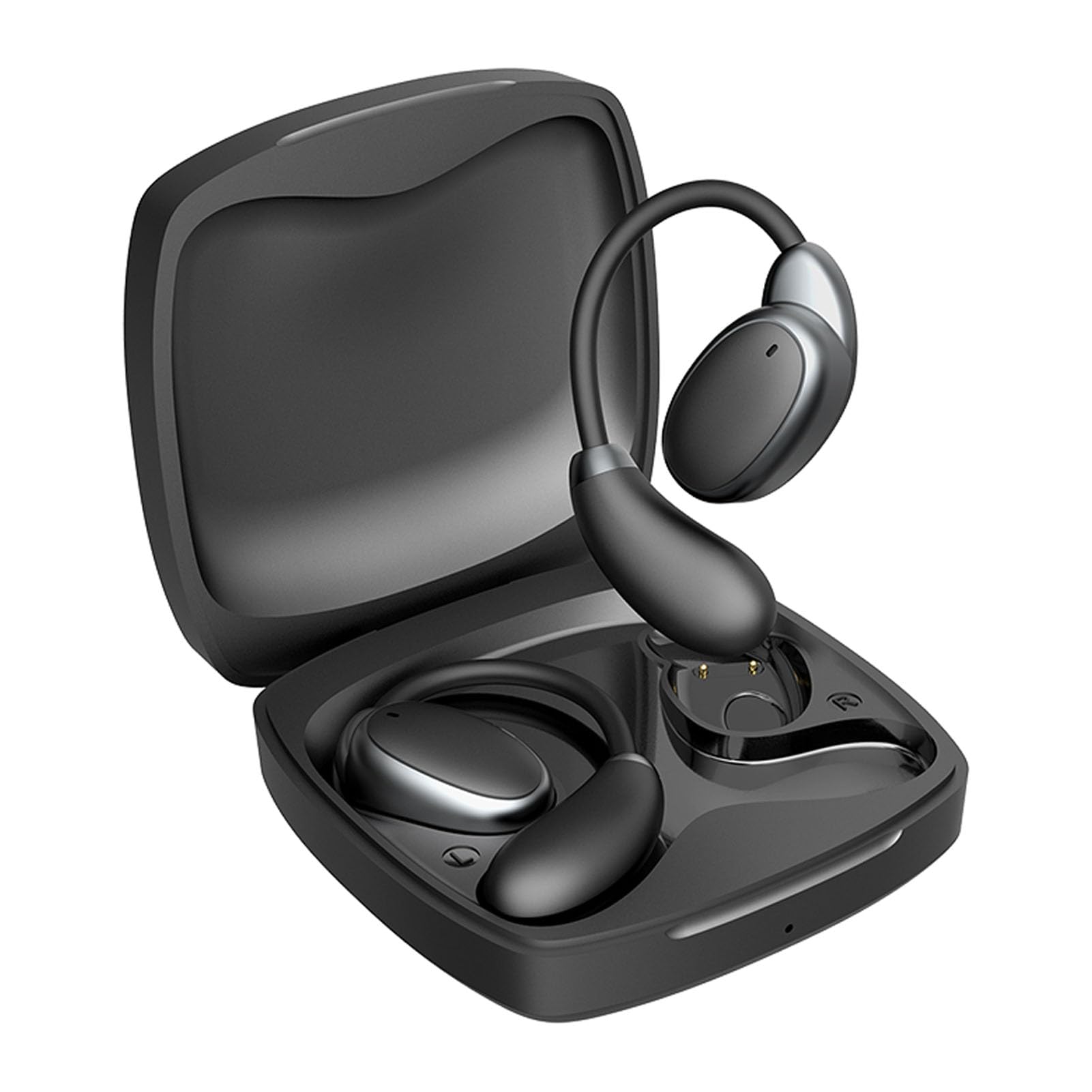 Goshyda Aurbud di AI Translation in Tempo Reale - 150 Lingue Dispositivo Traduttore Nessuna Abbonamento, Cuffie Bluetooth 5.4 Translator con Alta Precisione per le attività di Viaggio