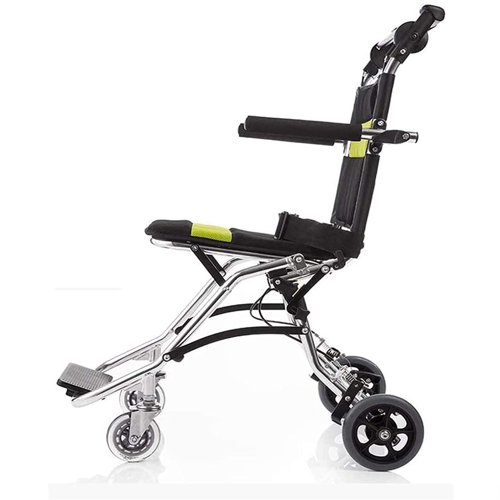 Silla de escalera plegable portátil Silla de ruedas de viaje Escaleras manuales Camilla de Silla de ruedas Camilla de escalera de aluminio para ancianos y Niños