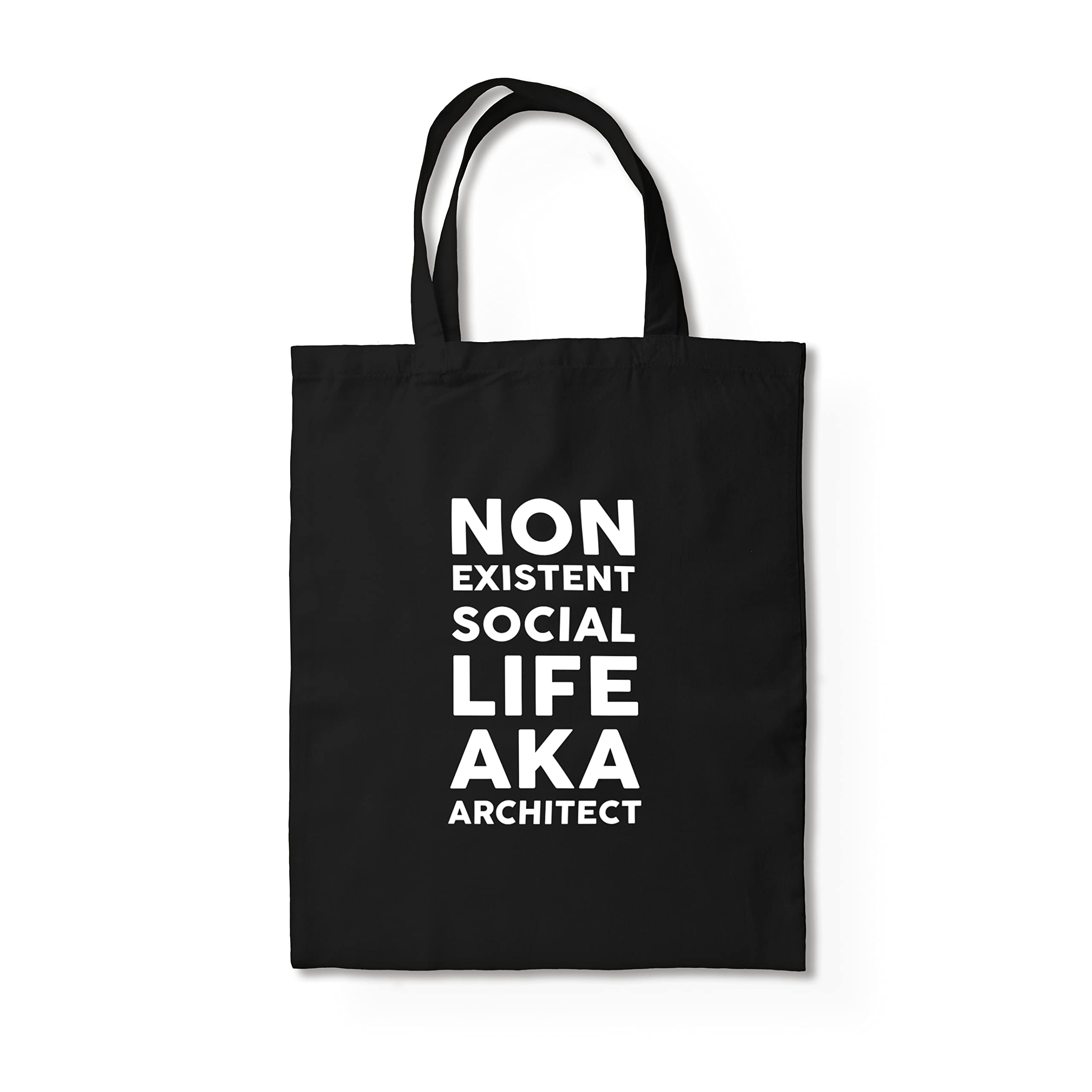 No Social Life AKA Architect Totebag I Teescales I Architectural Merch
