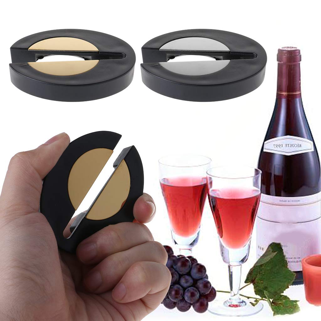 Apribottiglie Per Vino E Champagne | Rimuovi Foil E Tappi Con Facilità - Design Compatto Da Tavolo - Foto 9