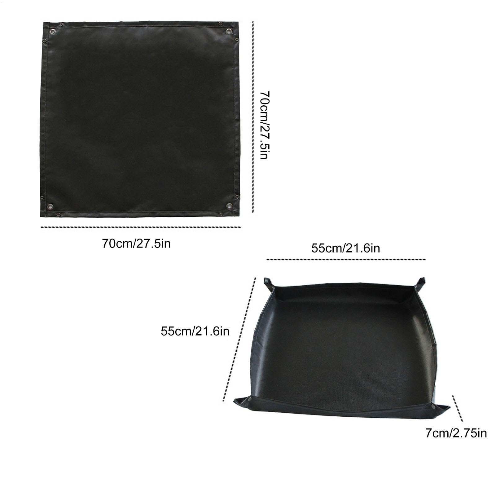 Fire Pit Mat, Fireproof Grill Mat, Camping Fire Pit Pad, Outdoor Stove Mat, Fire Pit Protection Mat, Silicone Grill Mat, Patio Fire Pit Mat, Tapis de grille, tapis de feu Foldable