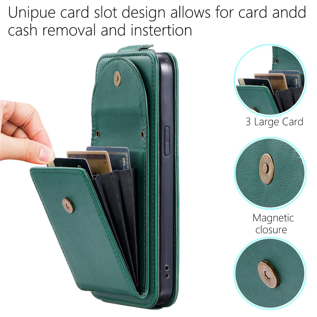 Portafoglio Snakehive per Galaxy S22 Ultra | Custodia a portafoglio in vera pelle | Vera Pelle con Espositore e 3 Porta Carte | Custodia a portafoglio con slot per carte di credito