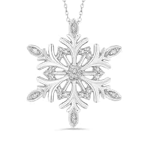 Amazon.com: KATARINA Diamond Snowflake Pendant Necklace in Amazon.com: KATARINA Diamond Snowflake Pendant Necklace in
