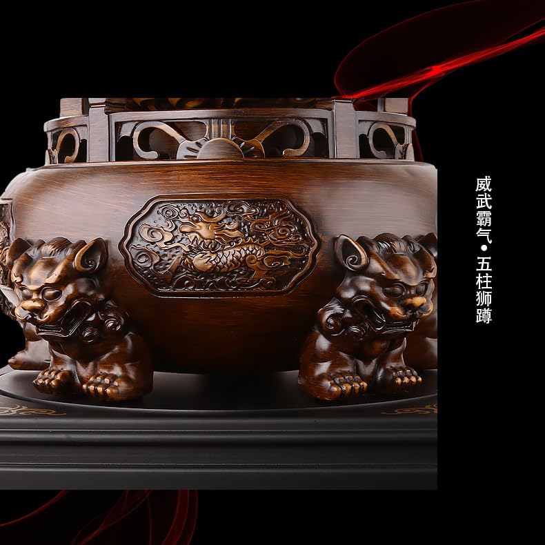 Decoración del hogar 2024 Estatua de dragón de Feng Shui Chino Escultura Figuras Feng Shui Escritorio de Oficina Regalos de Buena Suerte, Mesa de Oficina (ornamentación d