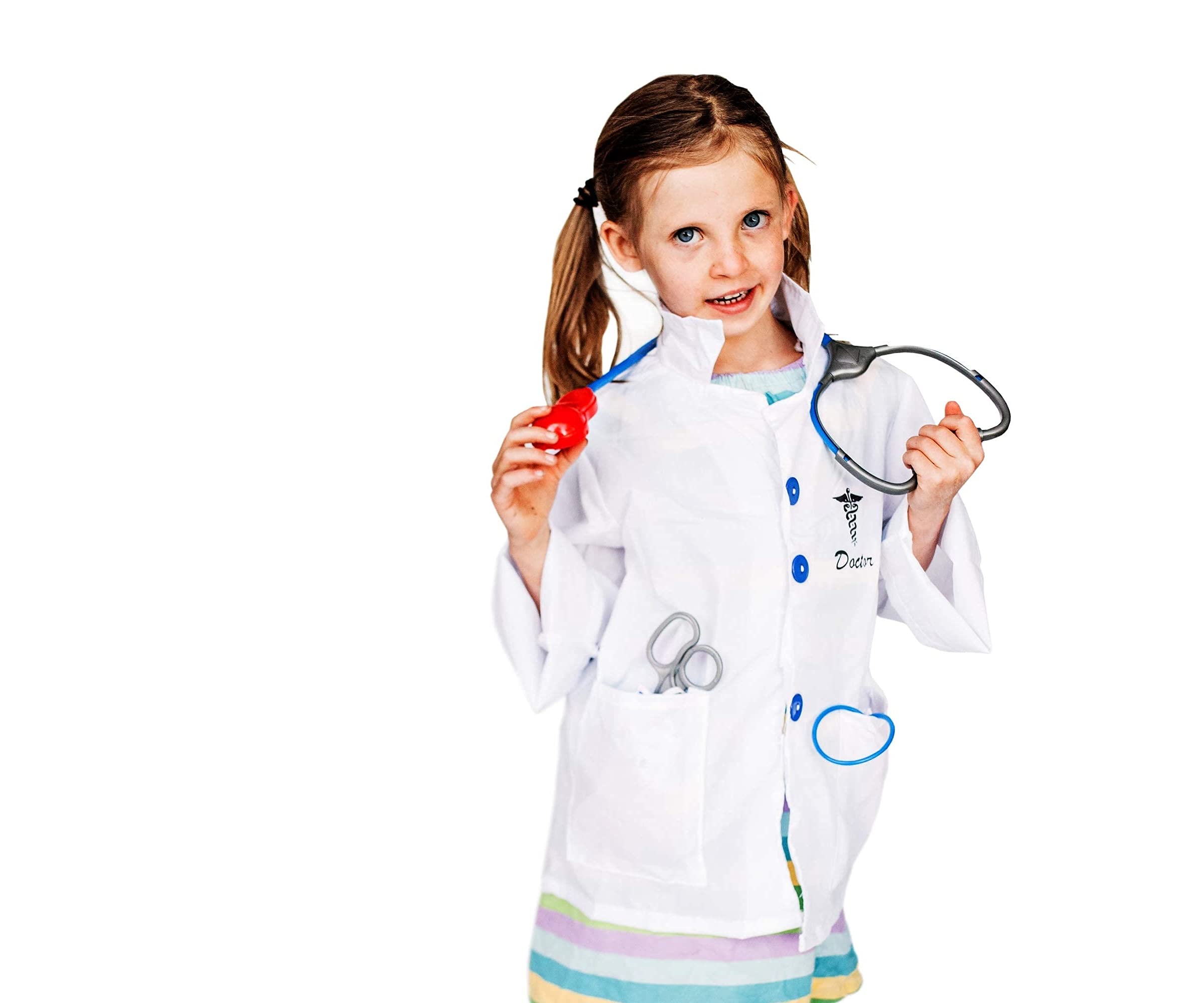 Dress Up America Doctor Role-Play Set - Doctor Costume for Boys and Girls, Ages 3-10