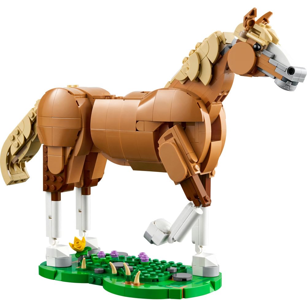 LEGO Creator 3 in 1 Cavallo Meraviglioso - Giocattolo con Animale Trasformabile in Orso o in Modello di Cervo Snodabile - Regalo Creativo per Bambine e Bambini da 9 Anni in su - 31166